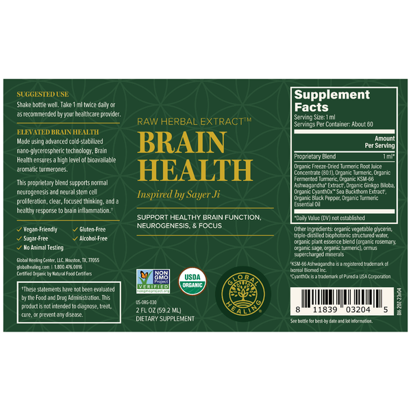 Brain Health 2 fl oz