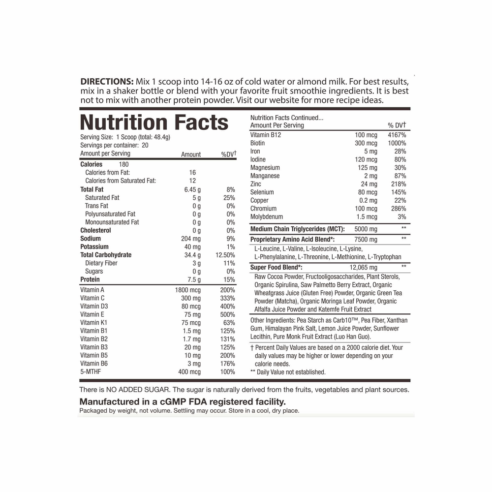 PerfectAmino® Power Meal, Chocolate