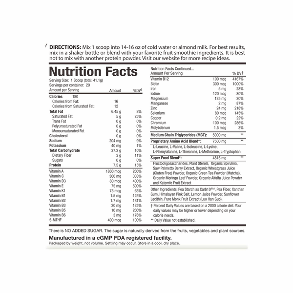 PerfectAmino® Power Meal, Vanilla