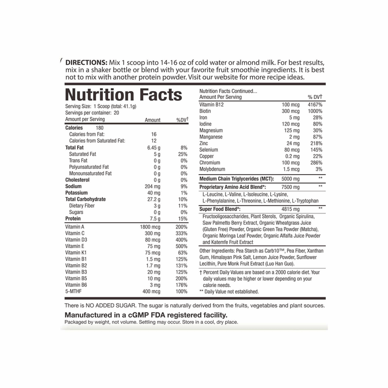 PerfectAmino® Power Meal, Vanilla