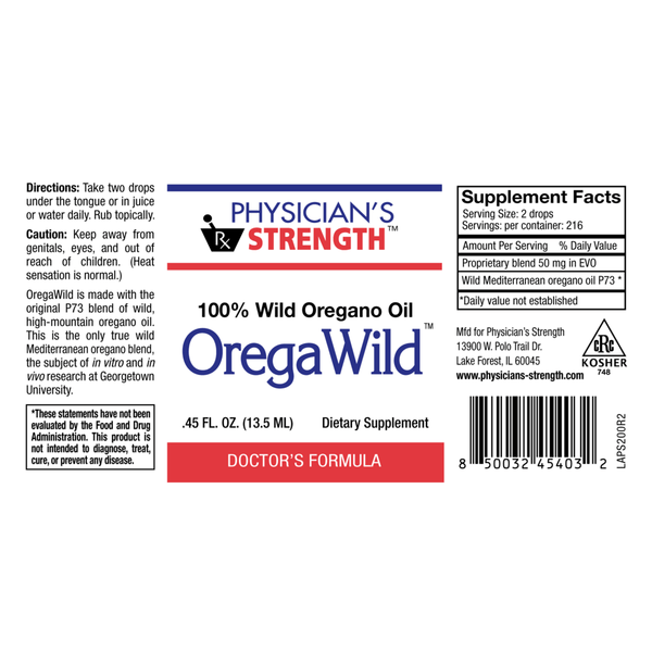 100% Wild Oil of Oregano Liquid