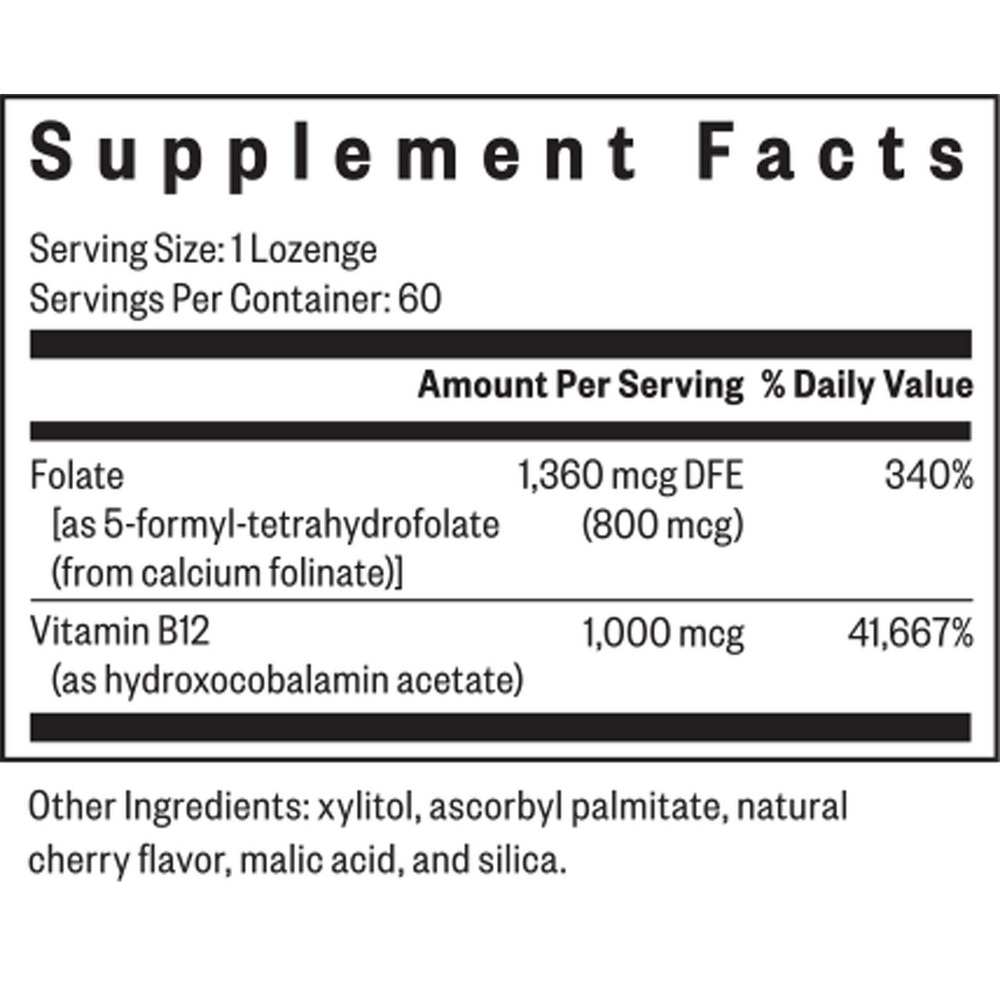 Hydroxo B12 with Folinic Acid
