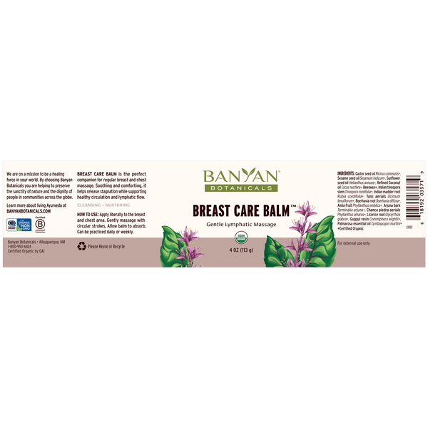 Breast Care Balm 4 oz