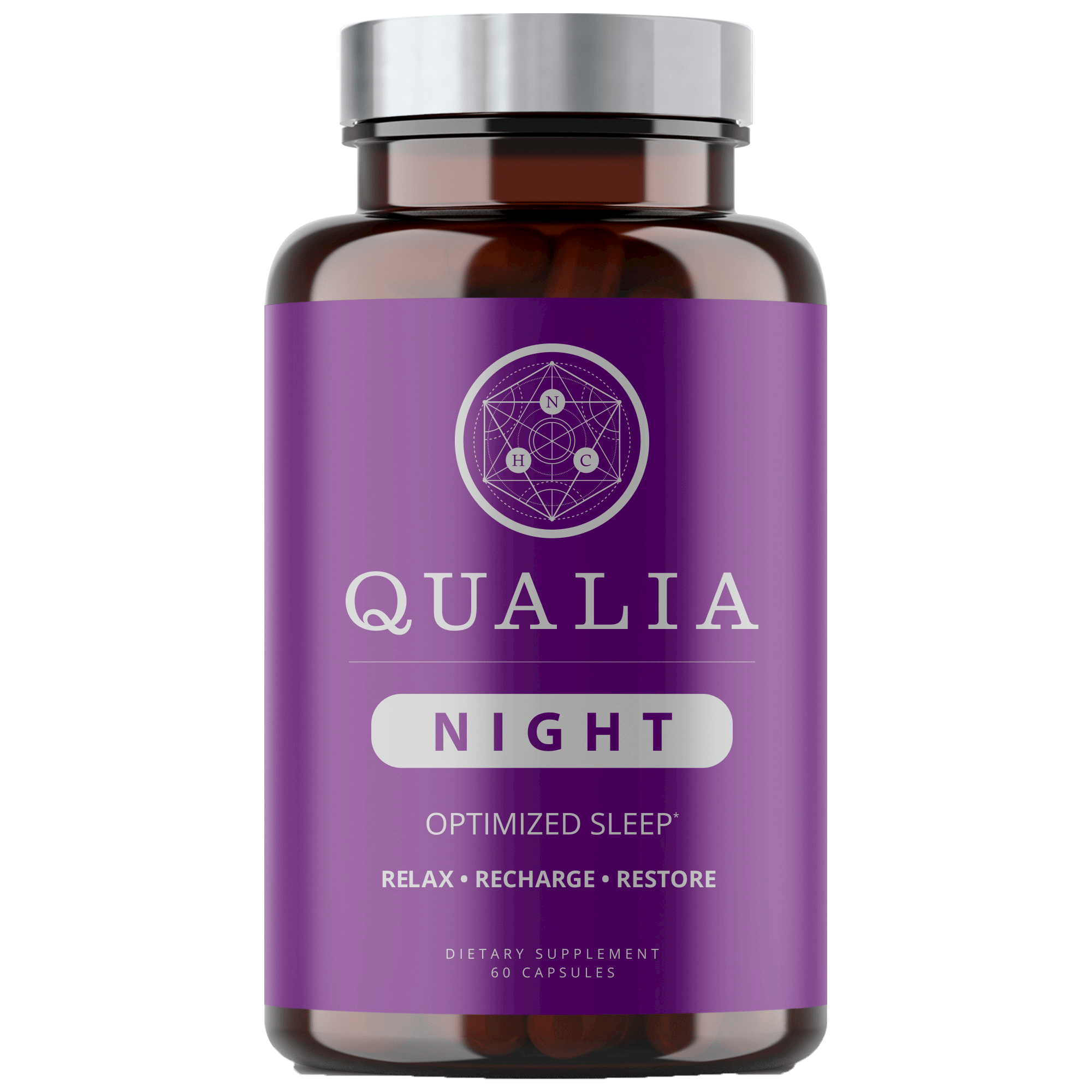 Qualia Night Optimized Sleep 60 vegcaps