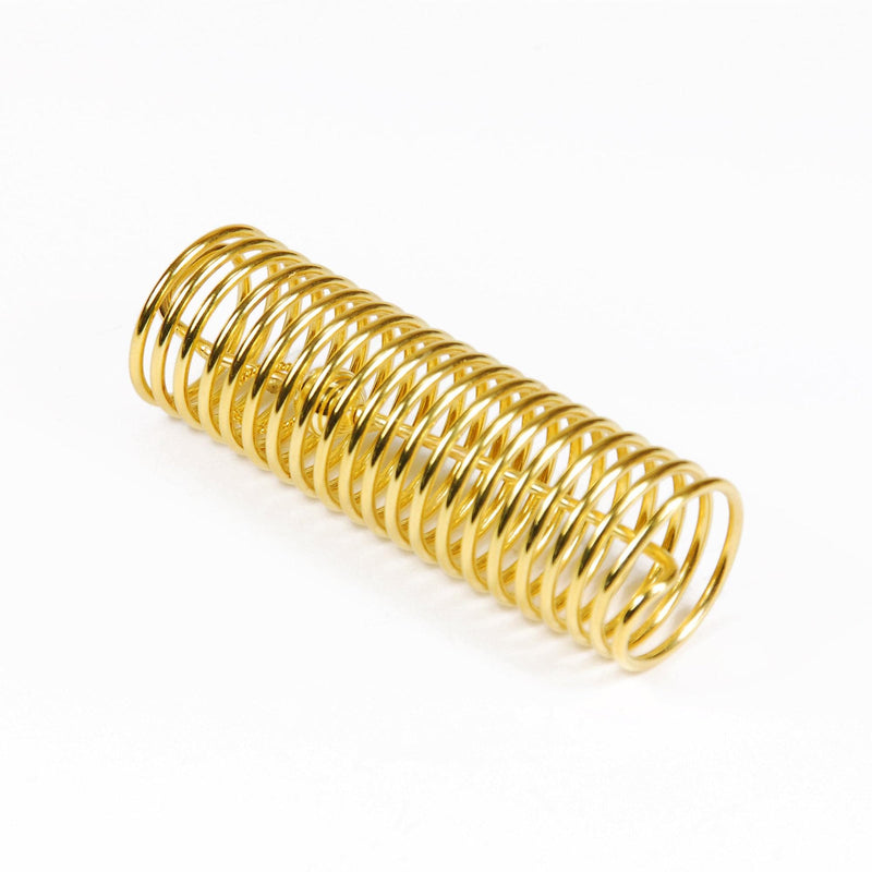 Sacred Cubit Acu-Vac Coil, Sterling Silver, 24K Gold Plated