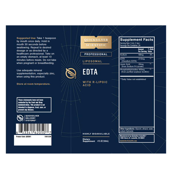 EDTA R Lipoic Acid Liposomal