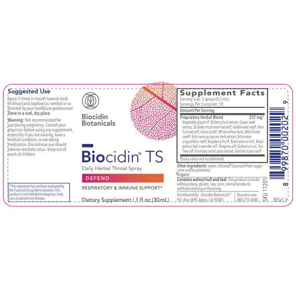 Biocidin Throat Spray