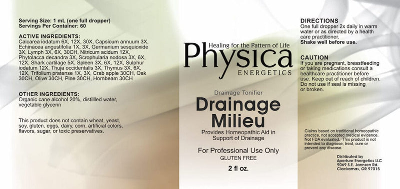 Drainage Milieu