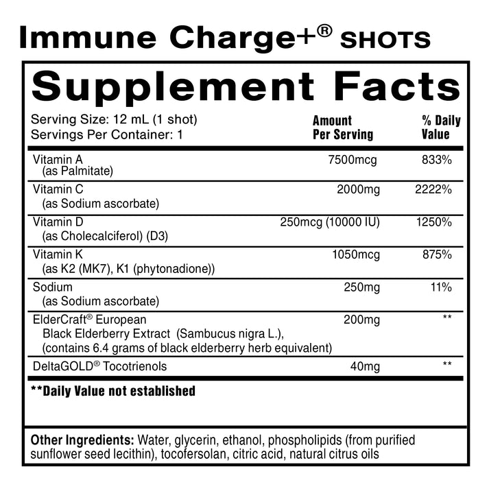 Immune Charge+ Box of 12 (0.4 fl oz ea)