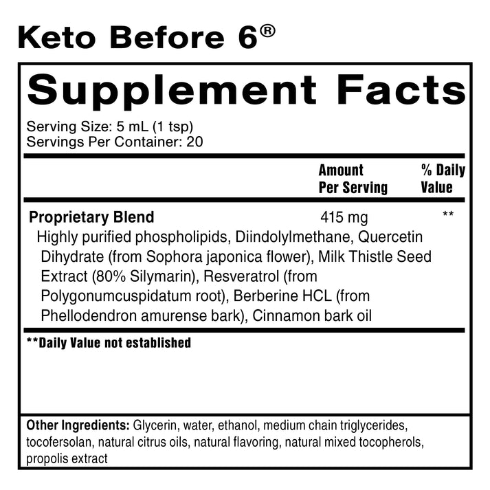 Keto Before 6 100 ml