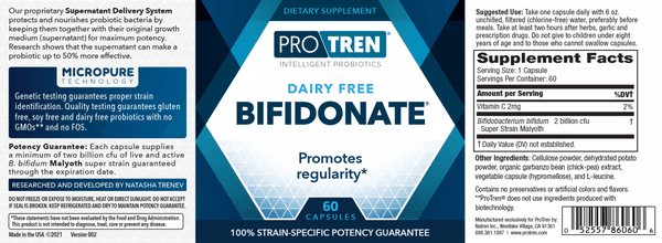 Bifidonate Dairy Free - 60 Caps