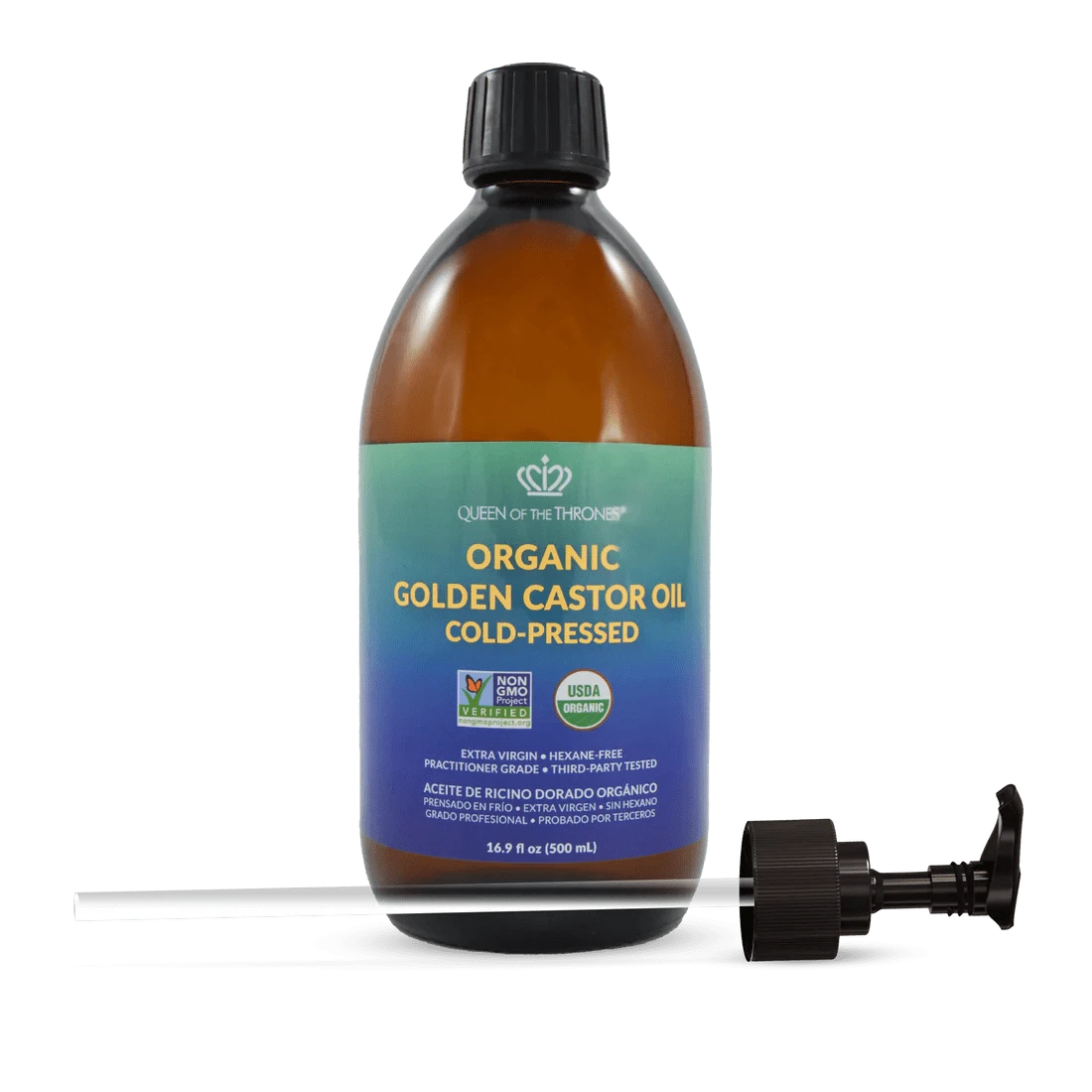 Organic Golden Castor Oil 16.9 oz