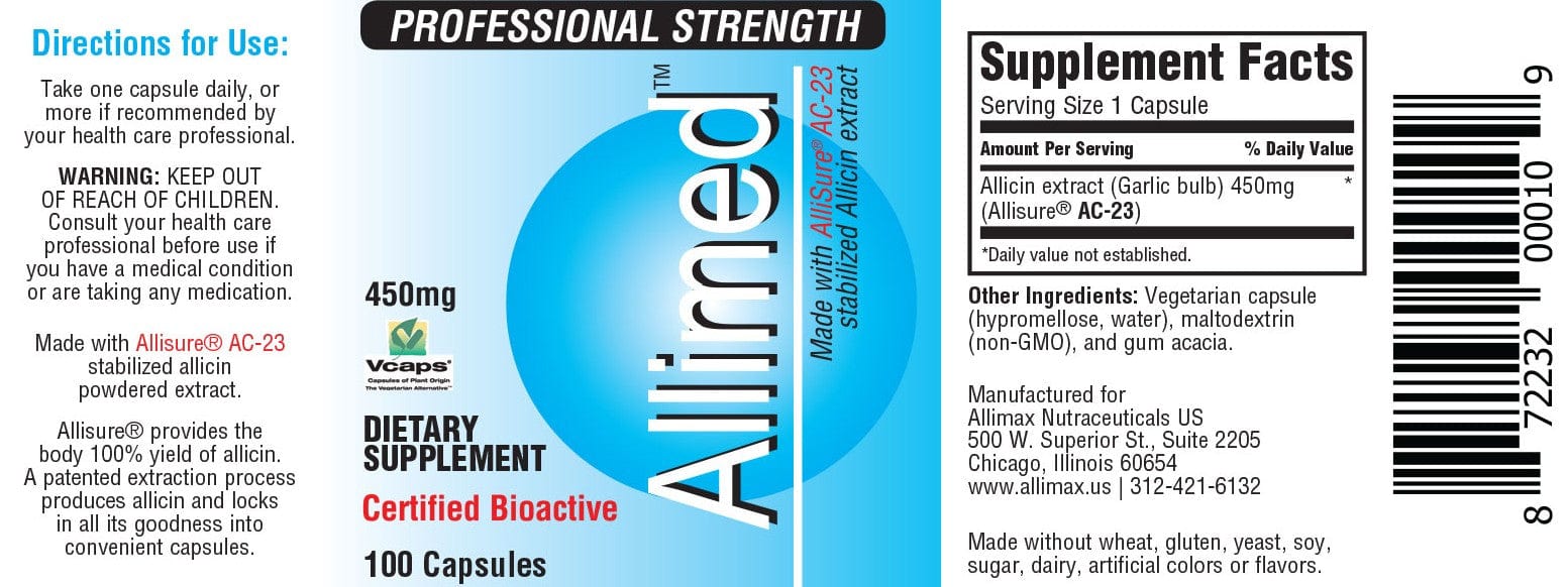 Allimed Capsules 100 Count