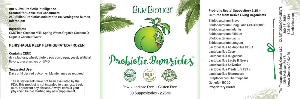 BumBiotics – Probiotic Suppository 30-Day Supply