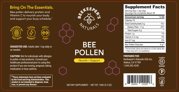 Bee Pollen 5.2 oz