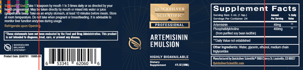 Artemisinin Emulsion  4oz