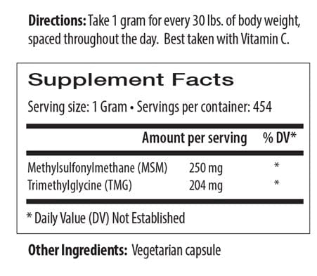 Alpha Sulflex with TMG (Powder)