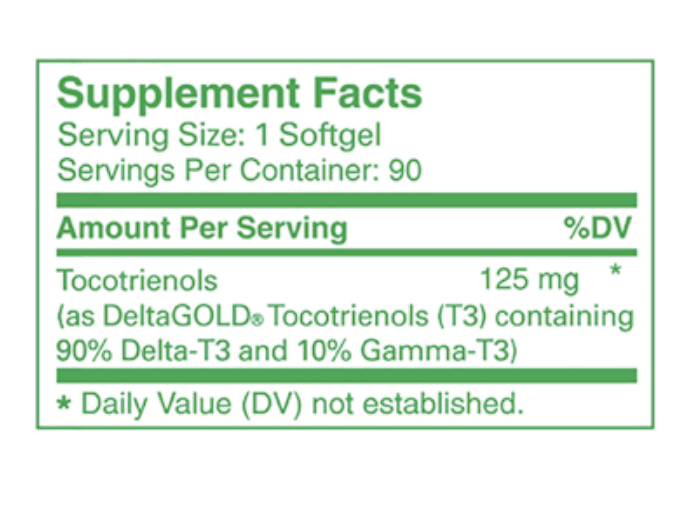 Unique E Tocotrienols 90 softgels