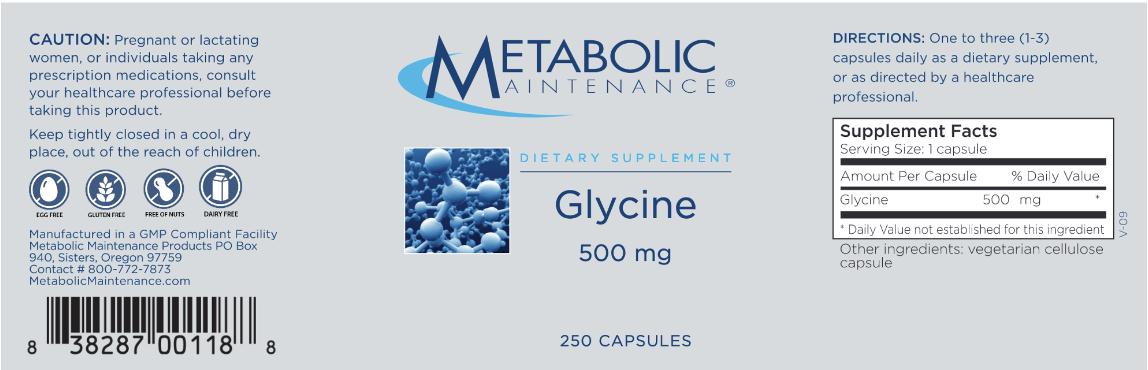 Glycine 500 mg