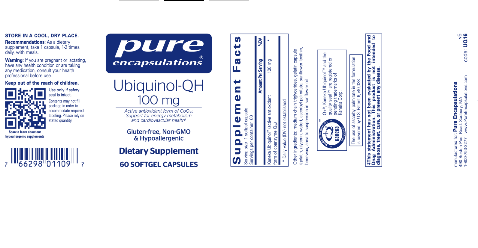 Ubiquinol QH 100 mg