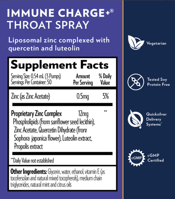 Immune Charge+ Throat Spray 0.9 fl oz